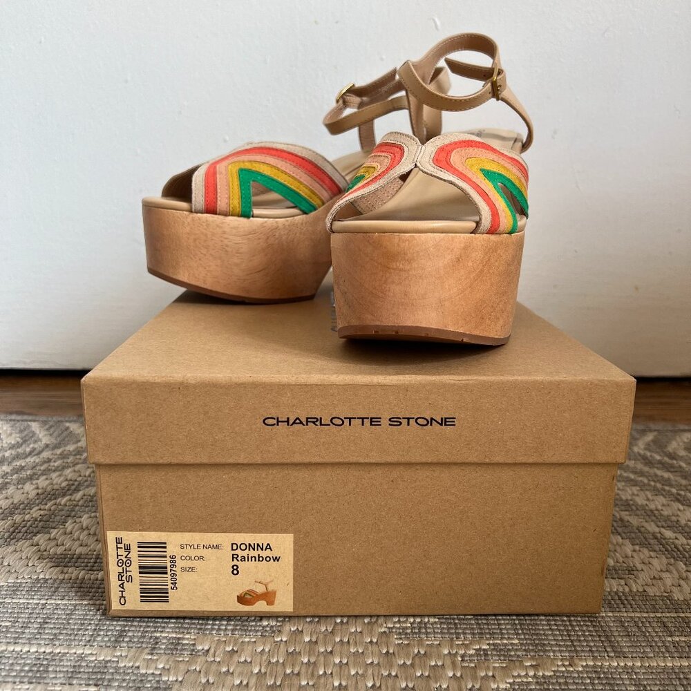 Charlotte Stone Donna Chunky Platform Clogs | Size: US 8